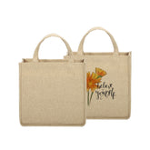 sublimation blank burlap tote bag